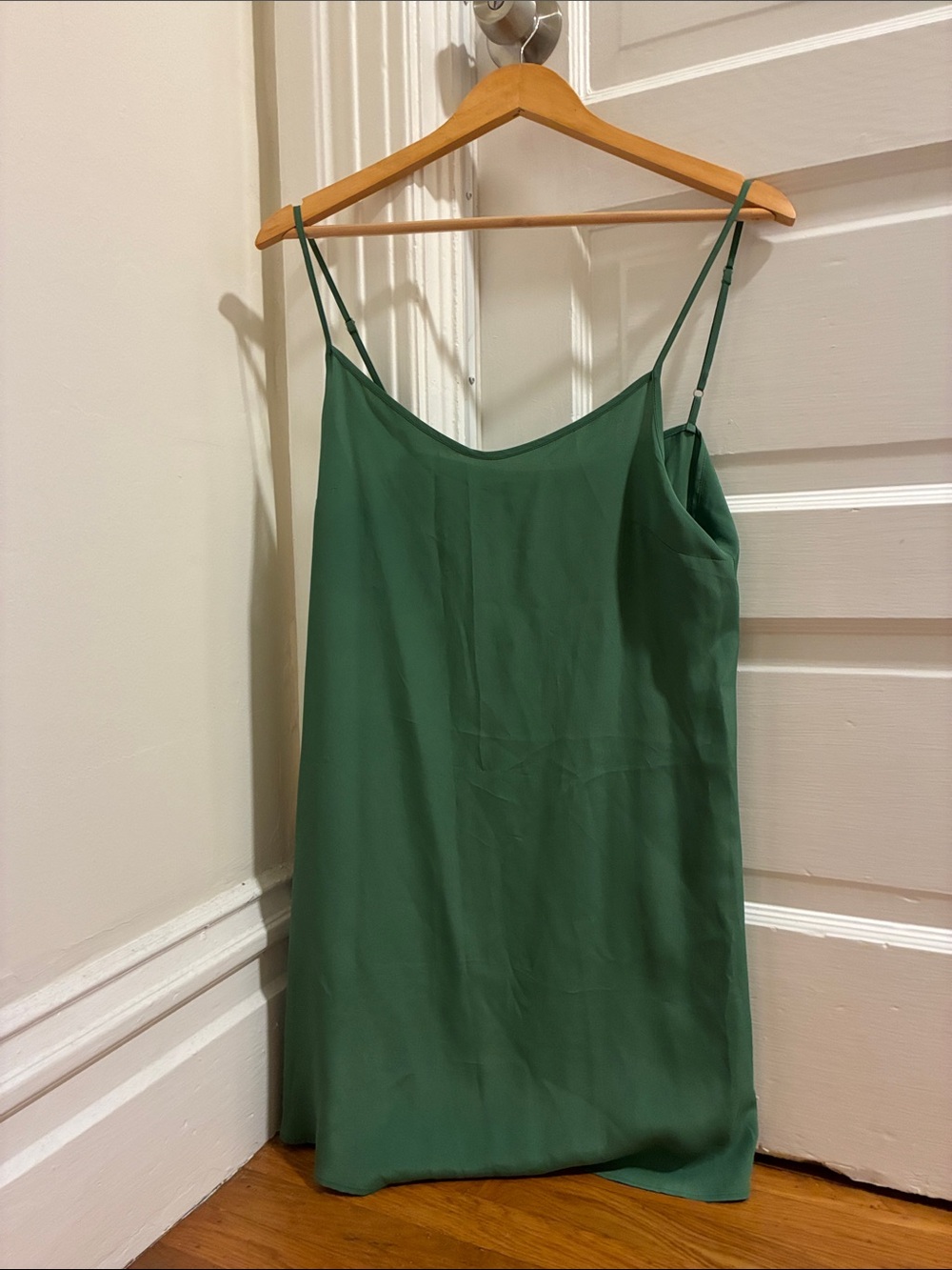 MaxMara Emerald Green Silk Slip Mini Dress - Picture 1 of 1